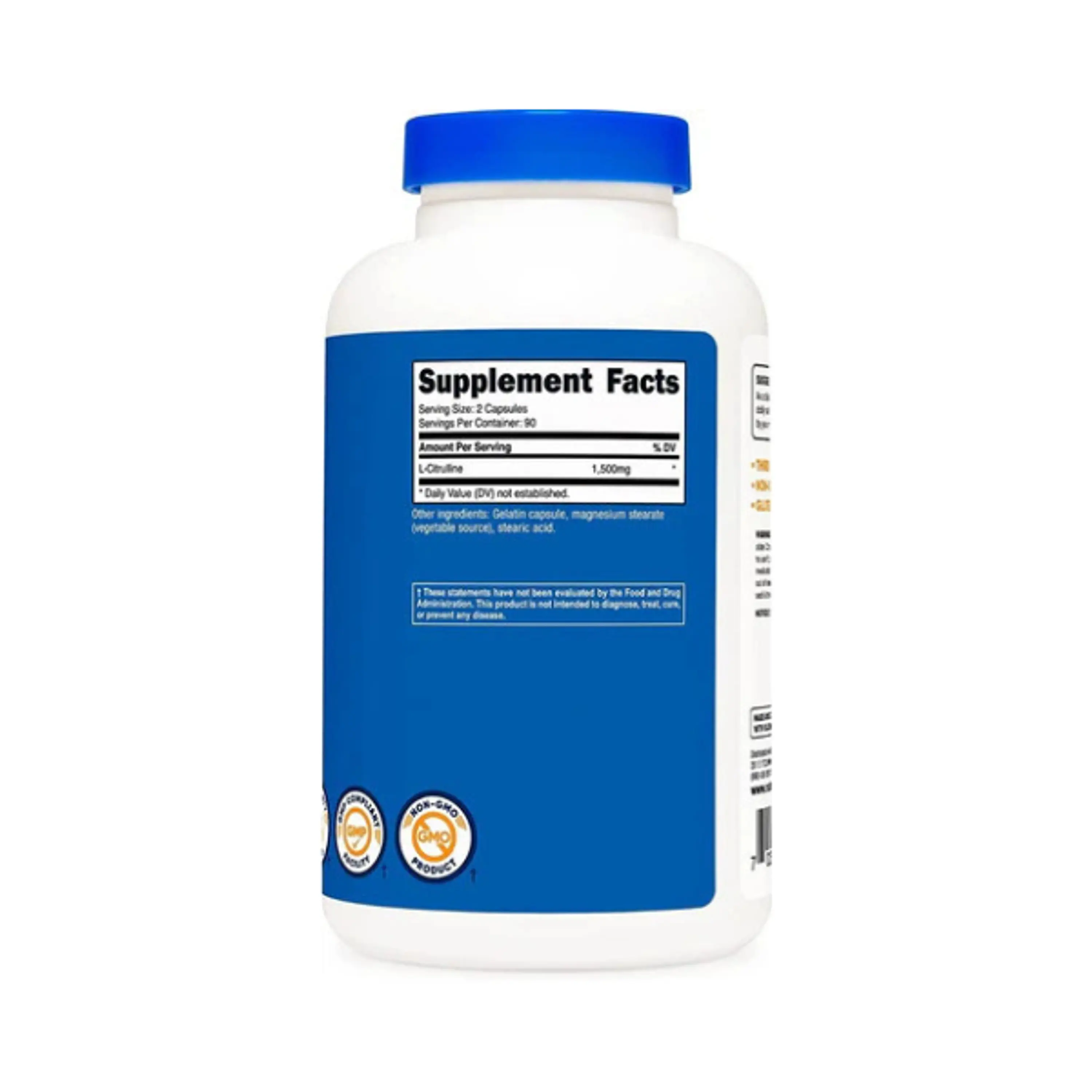 L-CITRULINE 1500 mg - fco x 180 cap 4