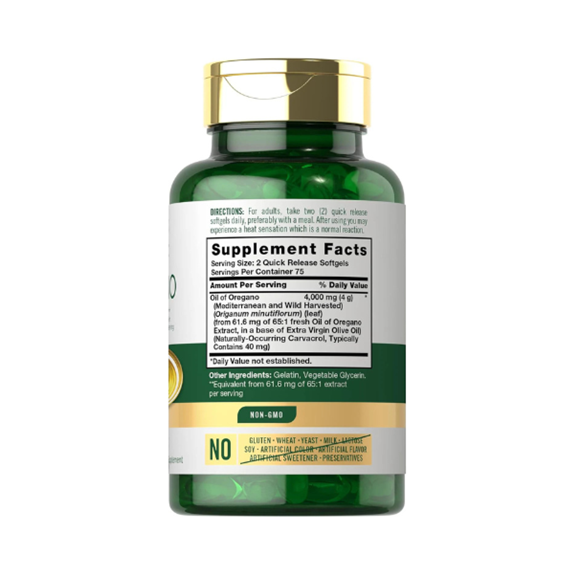 OIL OF OREGANO (aceite de oregano) 4000 mg - Fco x 150 softgel 2