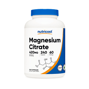 MAGNESIUM CITRATE * 420 mg - Fco x 240 cap
