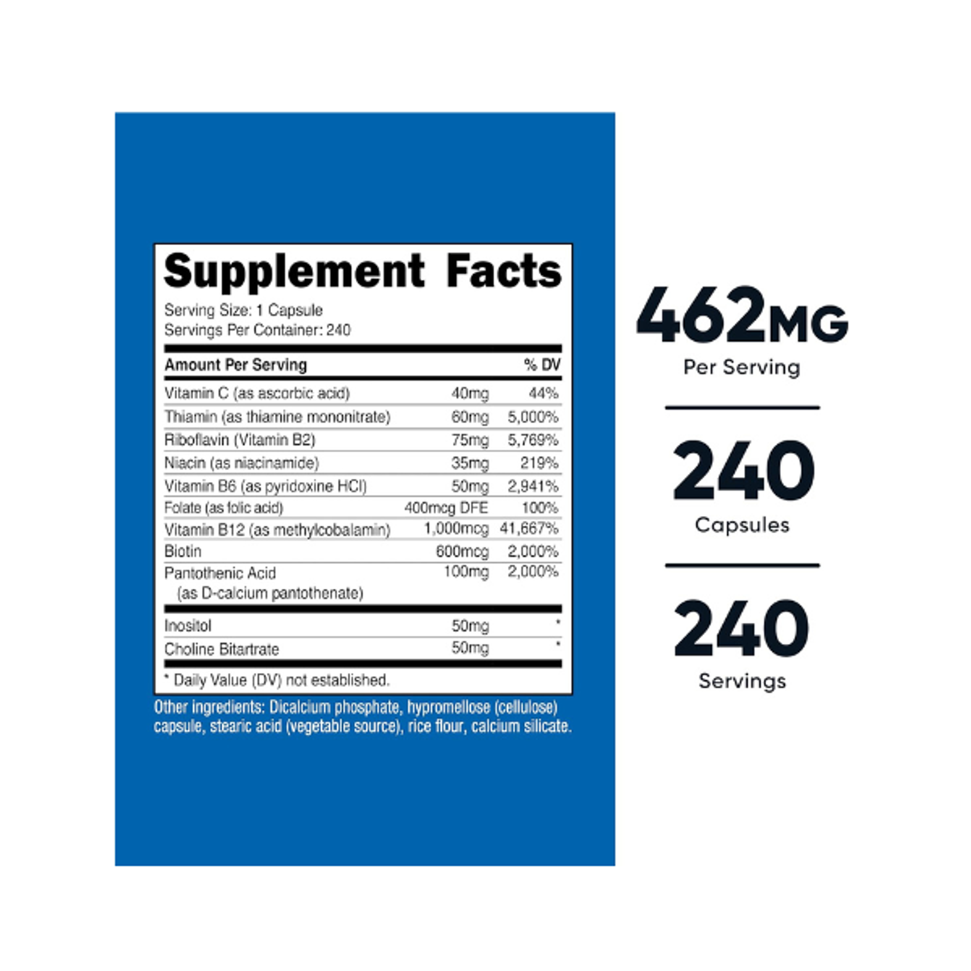  B COMPLEX 462 mg - fco x 240 cap 2