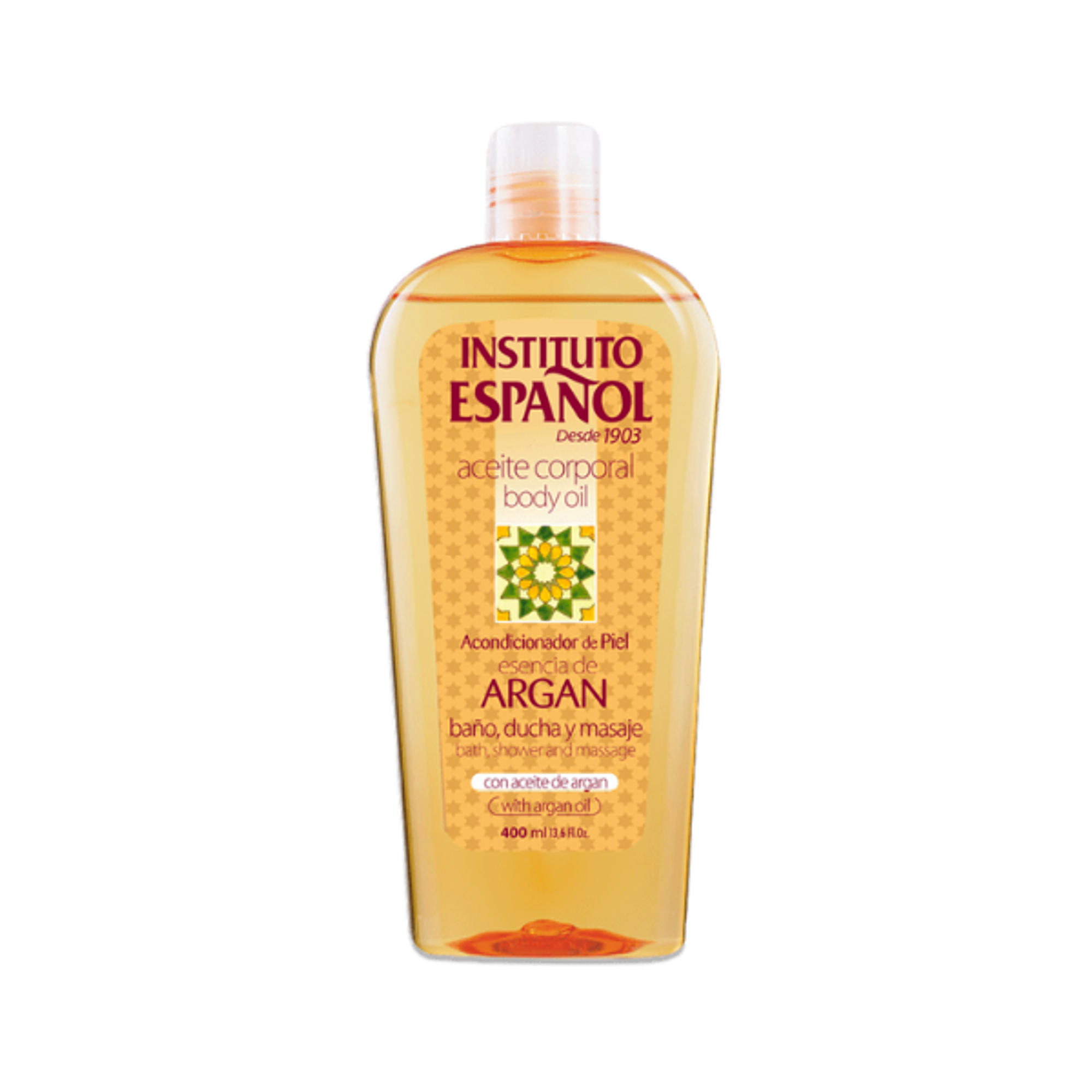 ACEITE CORPORAL ESENCIAL DE ARGAN - fco x 400 ml. / masaje 1