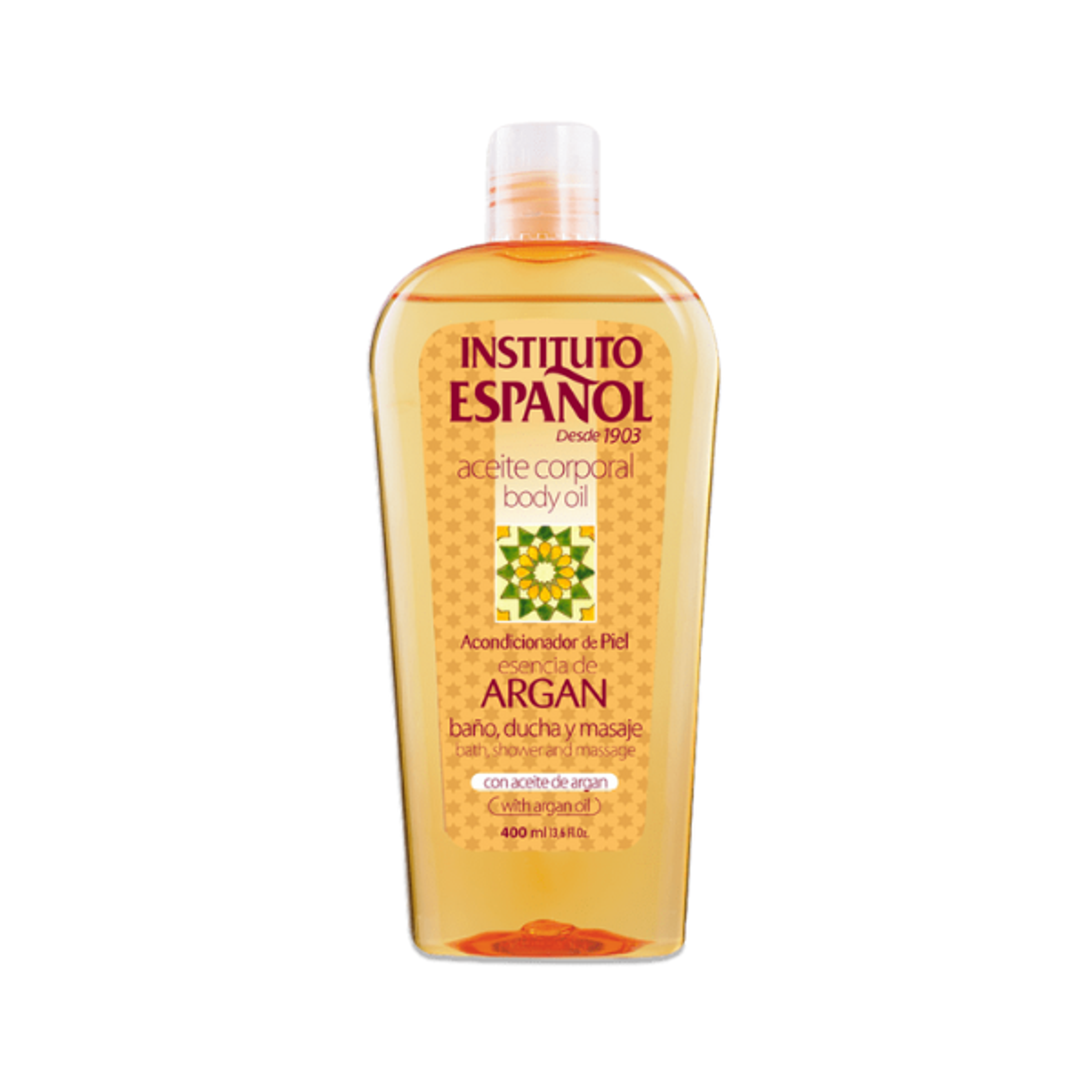 ACEITE CORPORAL ESENCIAL DE ARGAN - fco x 400 ml. / masaje 1
