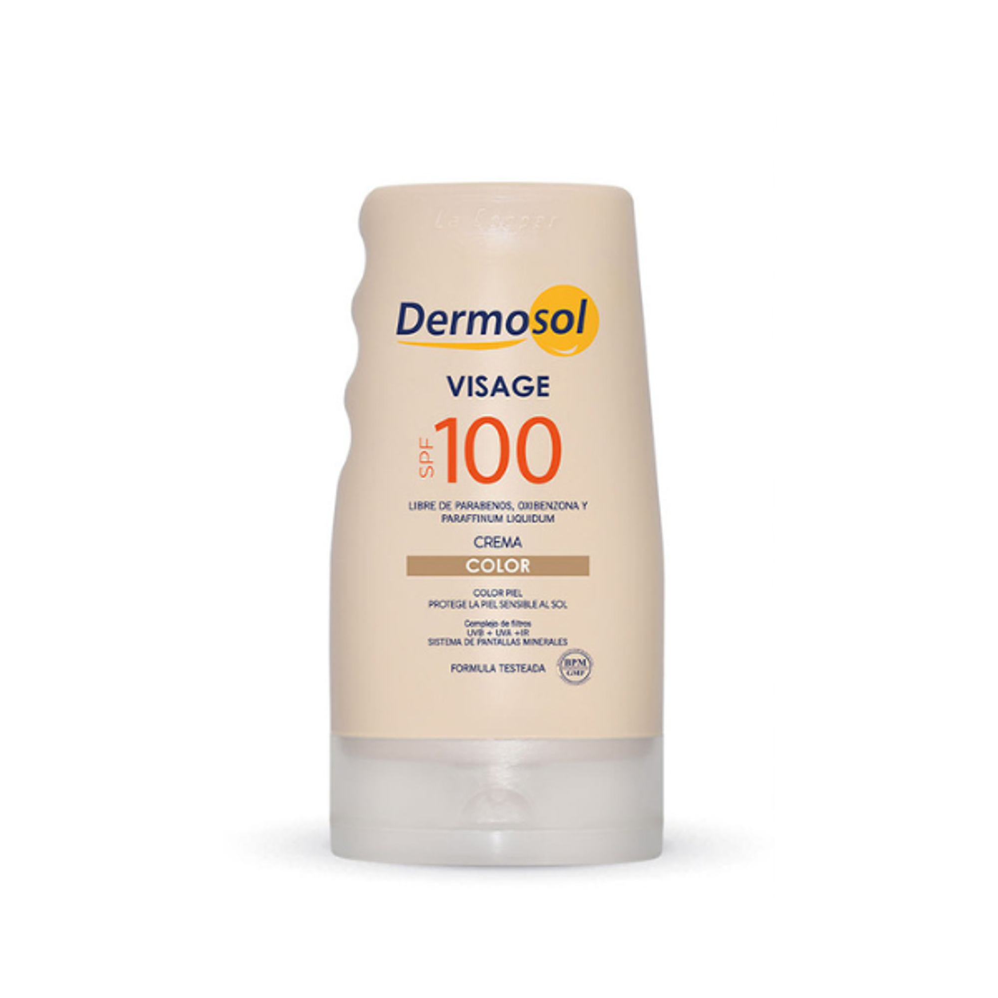 DERMOSOL VISAGE 100 ( bloqueador SPF100 ) COLOR PIEL - fco x 60 g 1