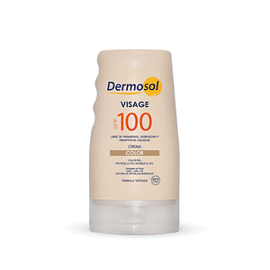 DERMOSOL VISAGE 100 ( bloqueador SPF100 ) COLOR PIEL - fco x 60 g