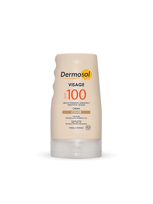 DERMOSOL VISAGE 100 ( bloqueador SPF100 ) COLOR PIEL - fco x 60 g