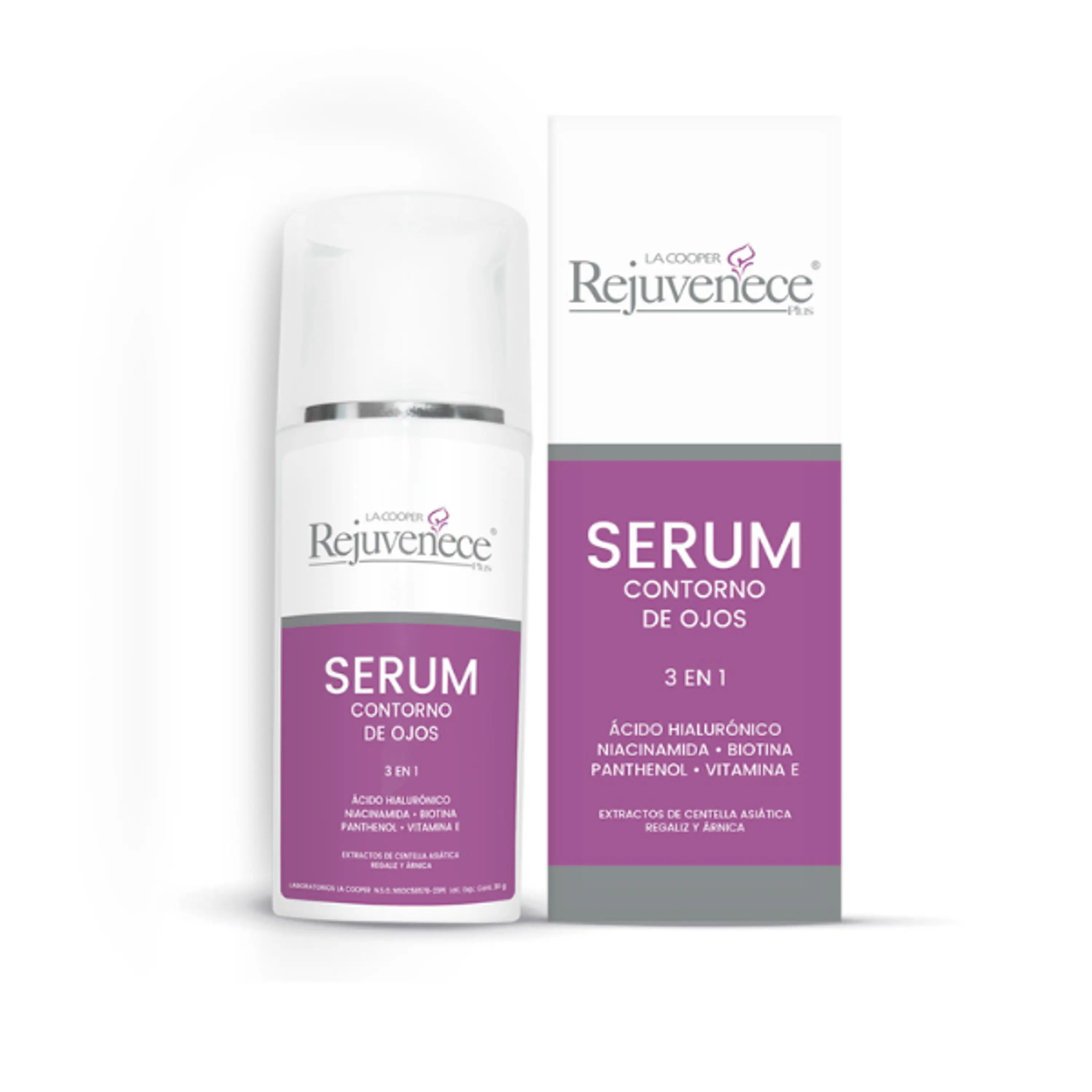 REJUVENECE SERUM CONTORNO OJOS 3 EN 1 - fco x 30 g. 1