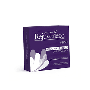 REJUVENCE plus JABON ACIDO HIALURONICO + COQ10 - caj x 80 g.