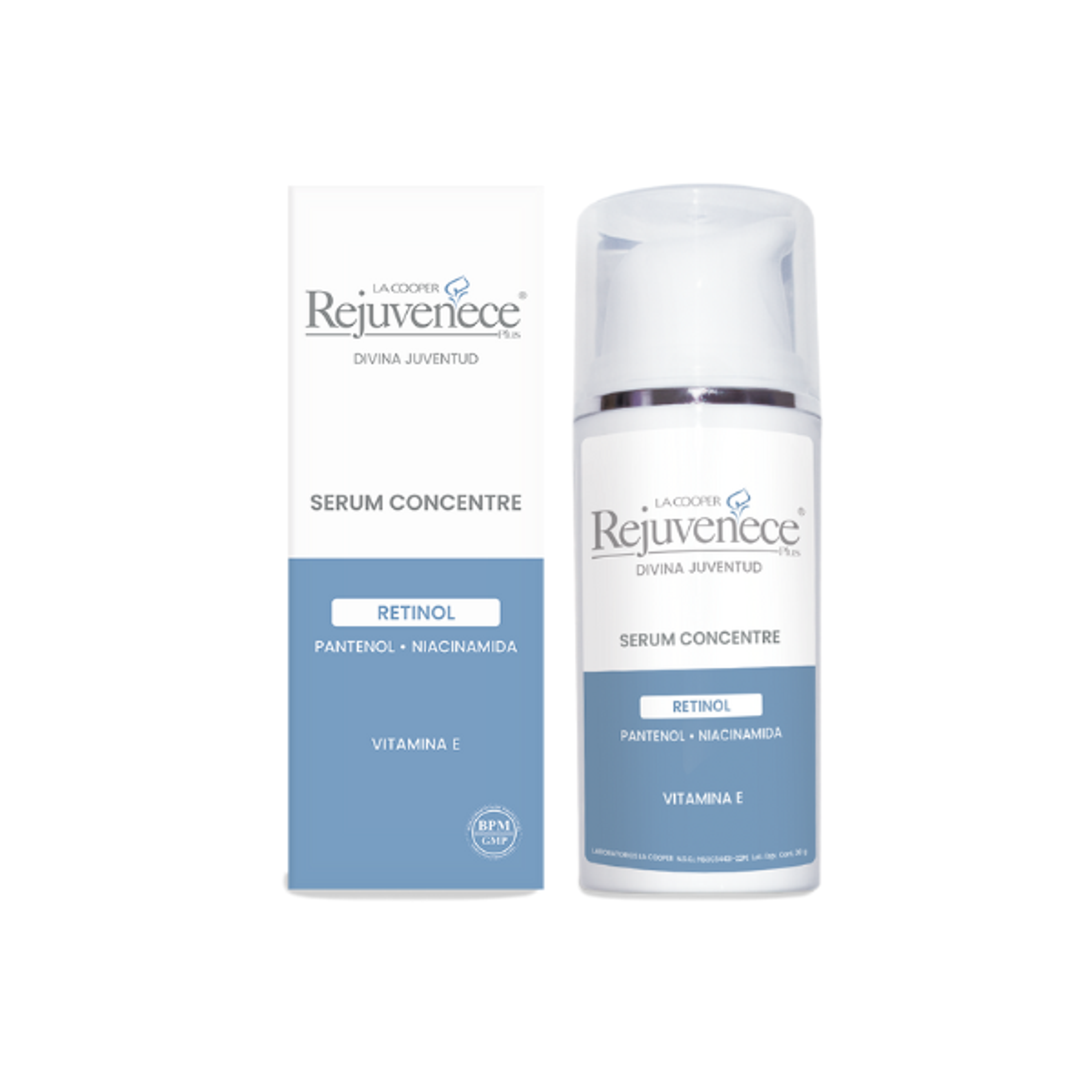 REJUVENECE SERUM RETINOL(pantenol y niacinamida) - fco x 30 g. 1