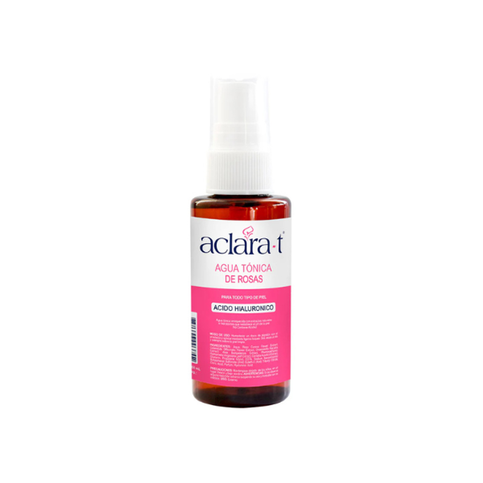 ACLARA-T AGUA TONICA DE ROSAS X60ml 1