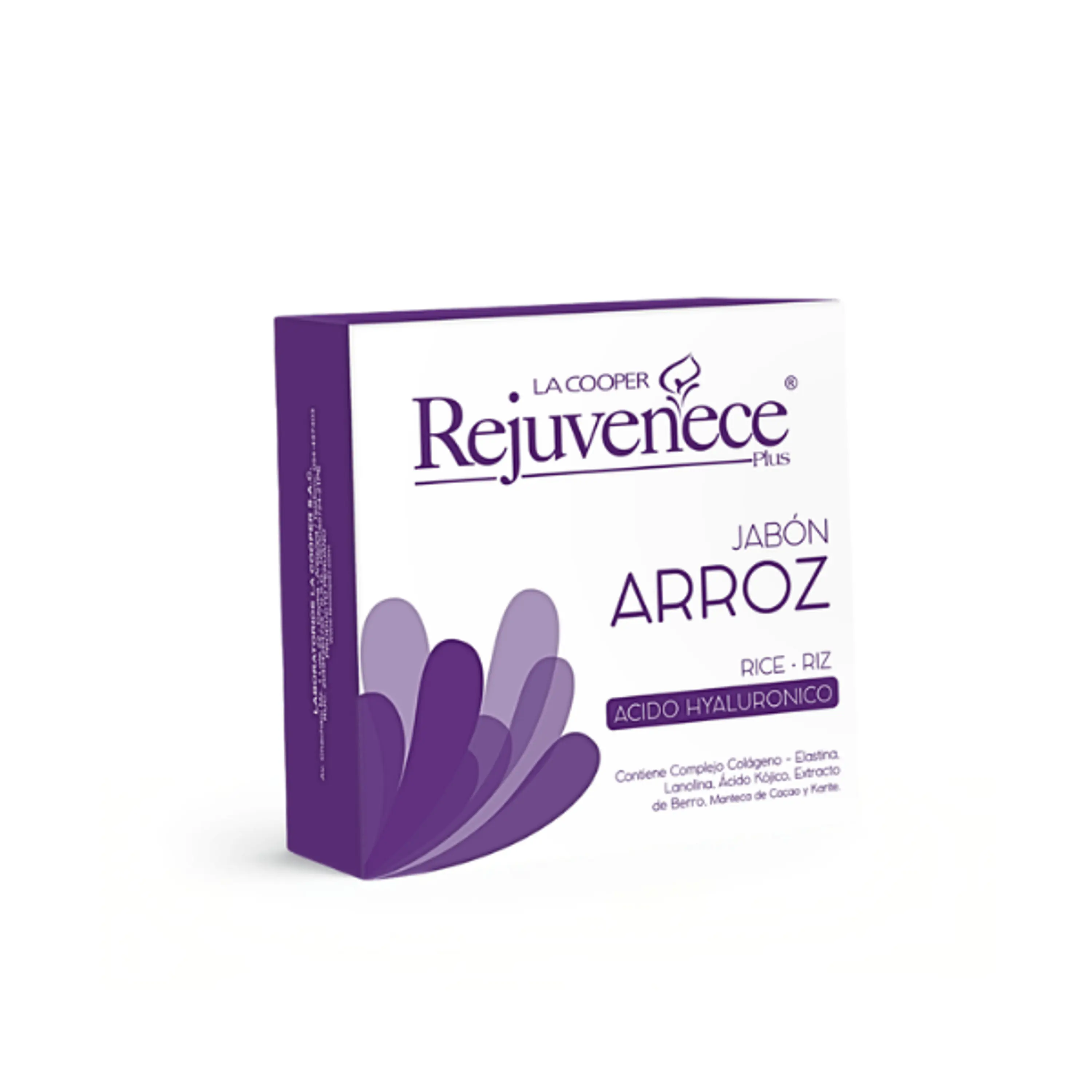 JABON DE ARROZ + ACIDO HIALURONICO (REJUVENCE PLUS) - 80 g. 1