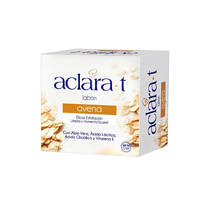 JABON ACLARA-T AVENA - caj x 80 g.