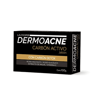DERMOACNE JABON CARBON ACTIVO - caj x 100 g.