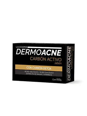 DERMOACNE JABON CARBON ACTIVO - caj x 100 g.