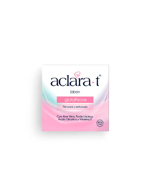 ACLARA - T JABON GLUTATION - caj x 80 g.