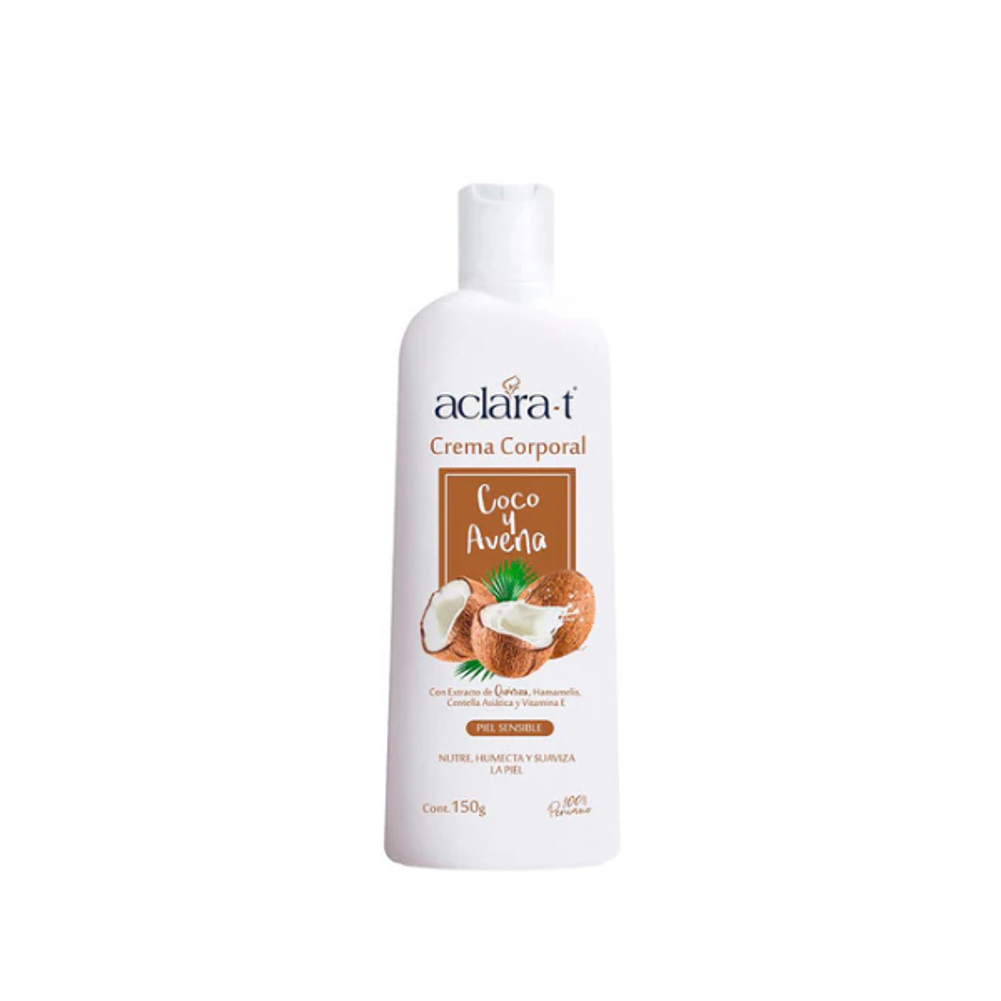 CREMA CORPORAL COCO Y AVENA / ACLARA-T - fco x 150 g. 1