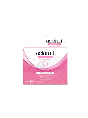 CREMA ACLARANTE piel normal a seca / Aclara-t - 10 g caj x 20 u.