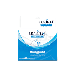 CREMA NUTRITIVA TODO TIPO DE PIEL / ACLARA-T - 10 g caj x 20
