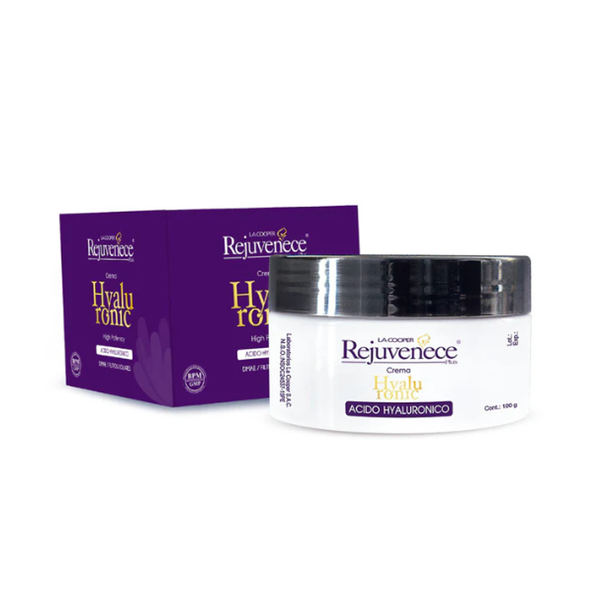 CREMA ACIDO HIALURONICO ( crema HYALURONIC ) REJUVENECE PLUS - PT X 100 G. 1