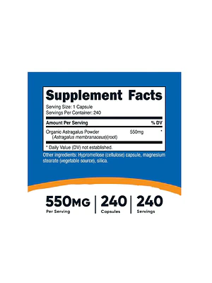 ASTRAGALO 500 mg - fco x 240 cap.