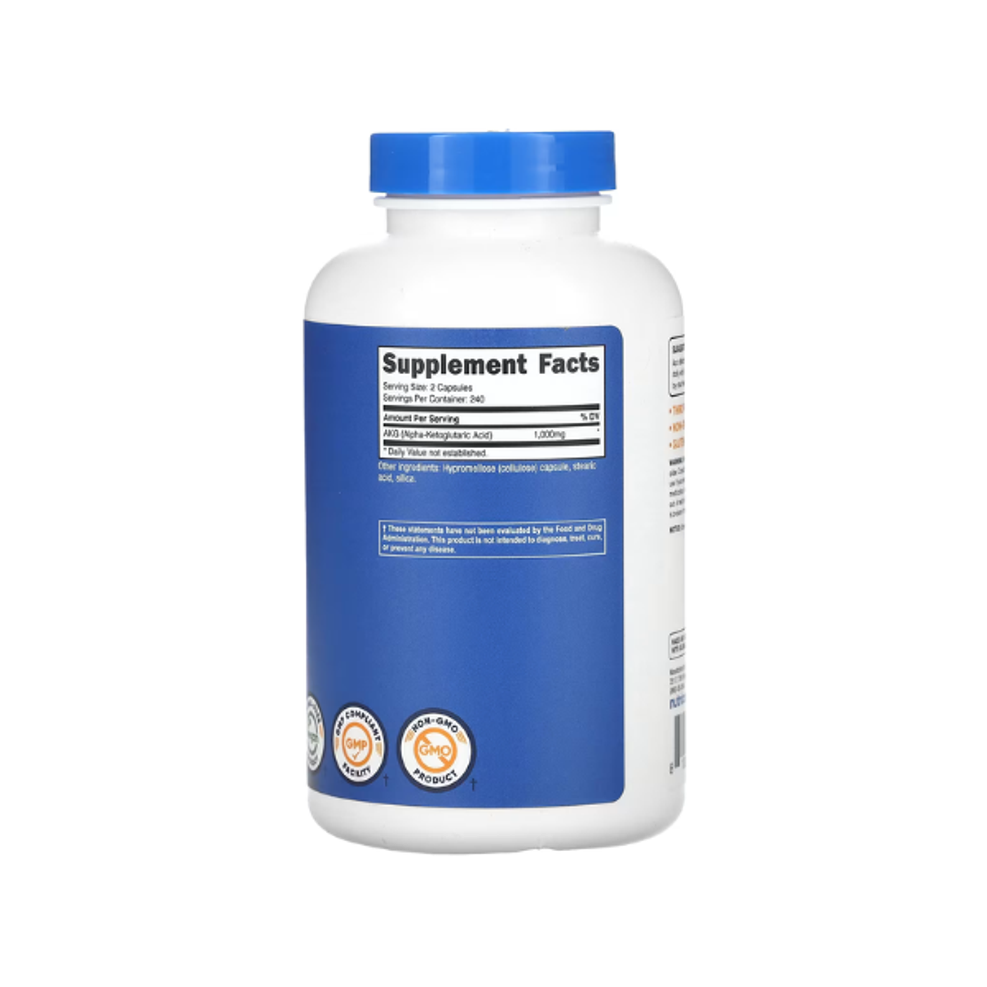 AKG ALPHA KETOGLUTARIC ACID ( alfa ketoglutarico ) - fco x 240 cap 4