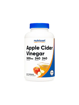 APPLE CIDER VINEGAR / vinagre de manzana 500 mg - fco x 240 cap.