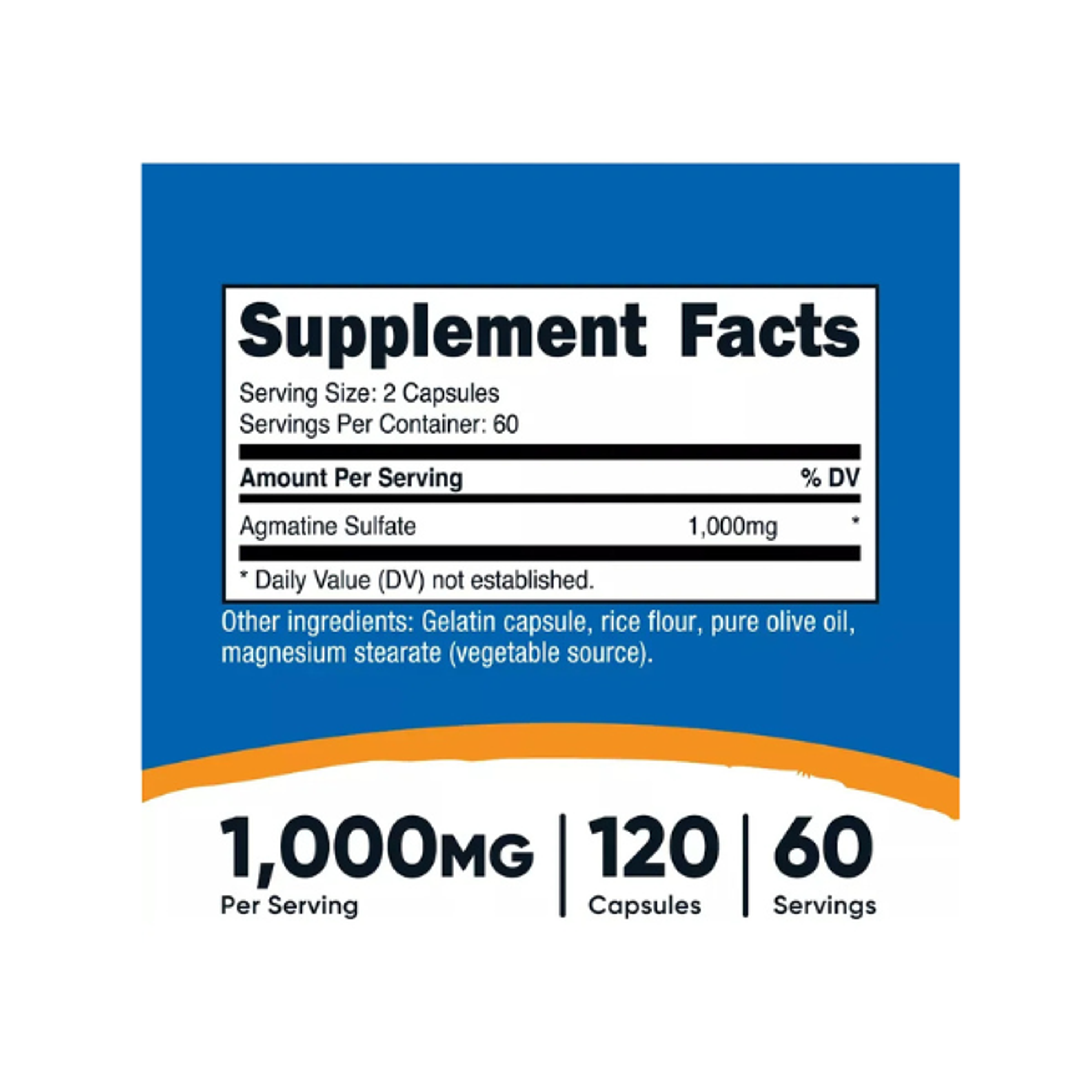 AGMATINE 1000 mg - fco x 120 cap. 2