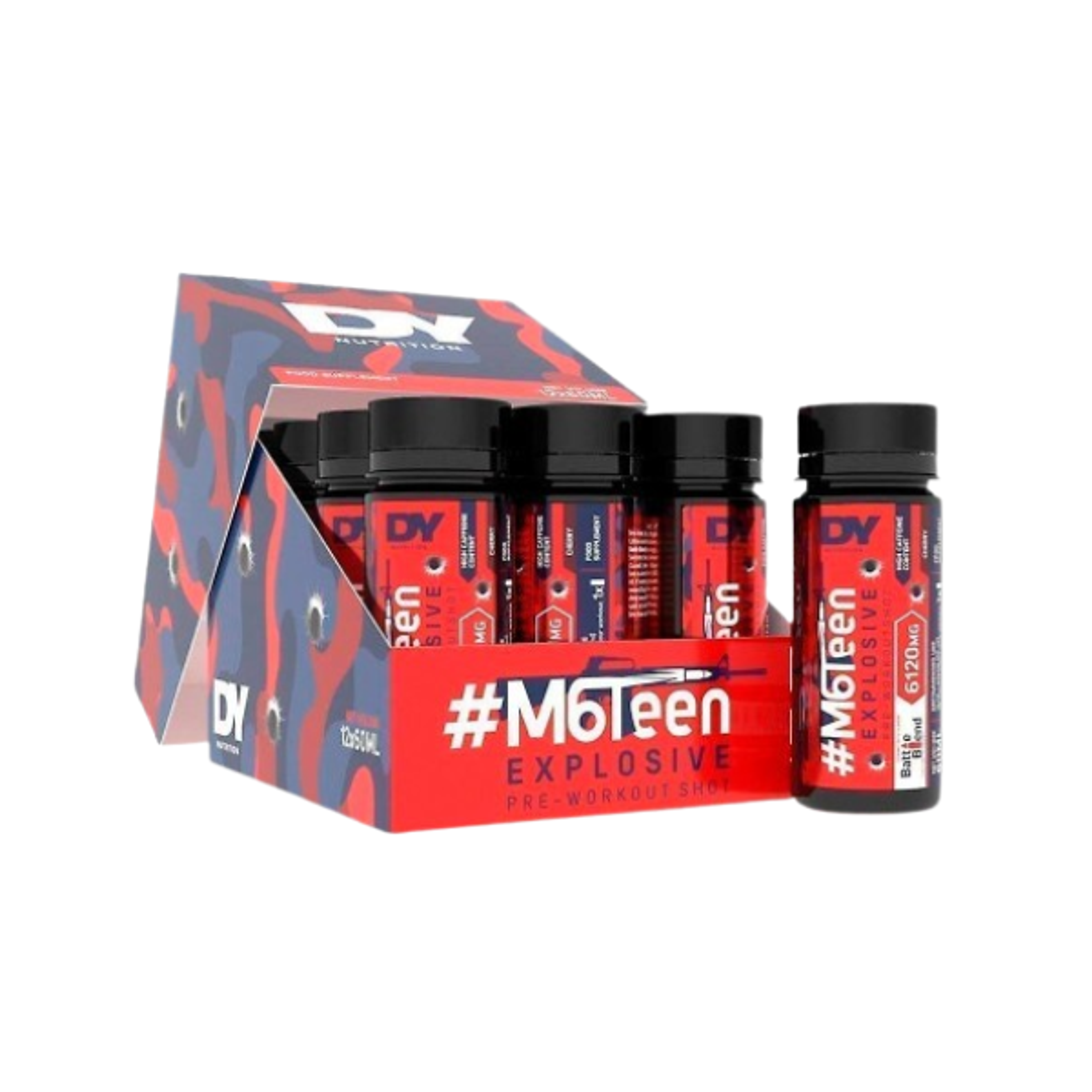 M6TEEN LIQUID pre - workout x 6120 mg / 12 u x 60 ml.- CHERRY 4