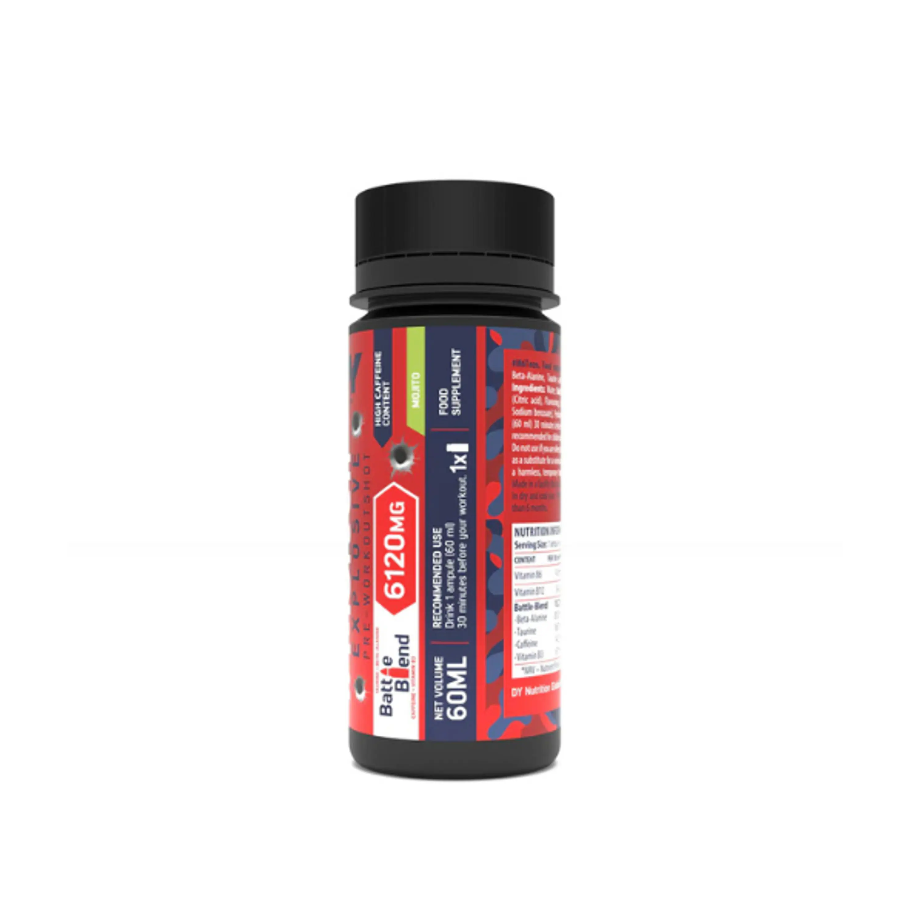 M6TEEN LIQUID pre - workout x 6120 mg / 12 u x 60 ml.- CHERRY 3