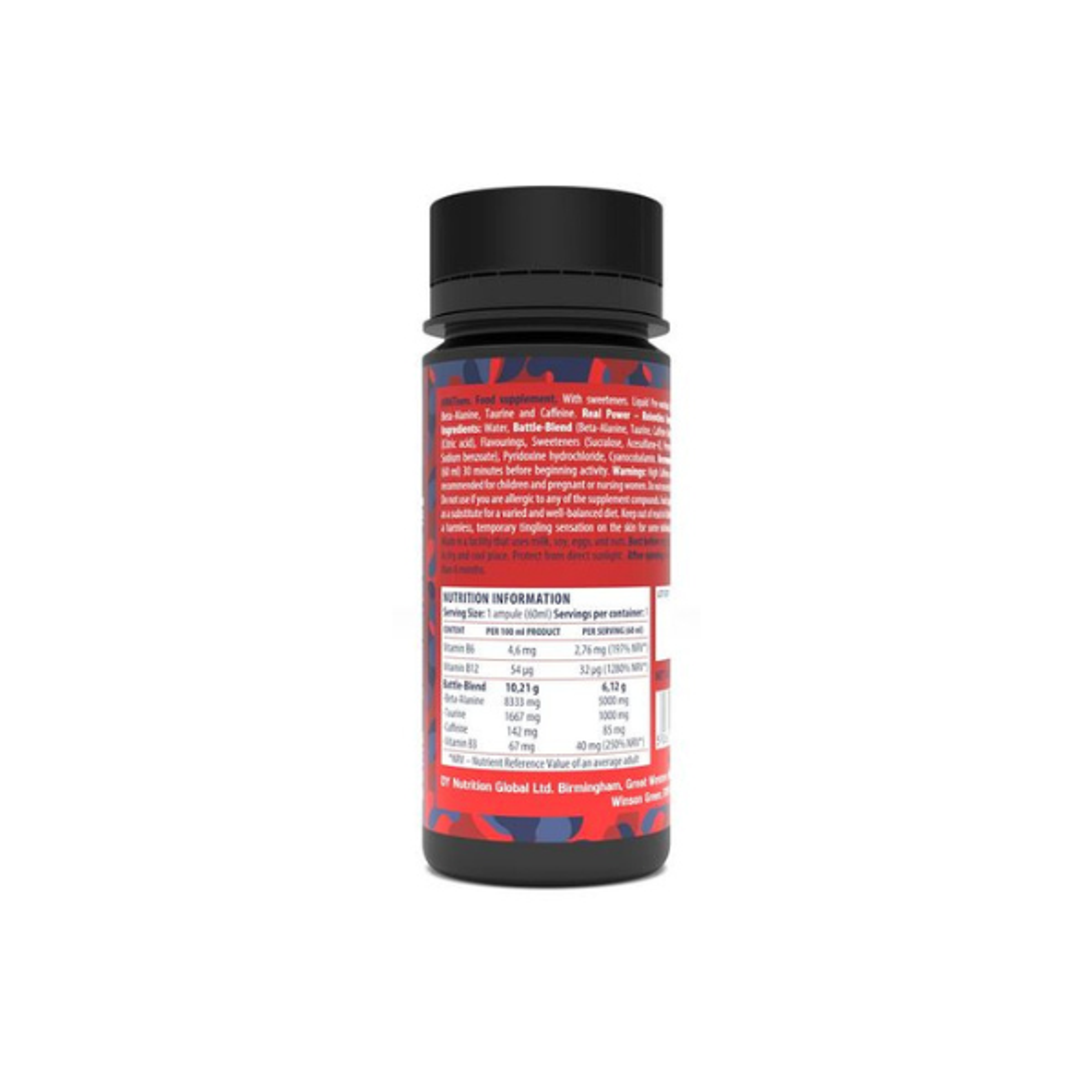 M6TEEN LIQUID pre - workout x 6120 mg / 12 u x 60 ml.- CHERRY 2