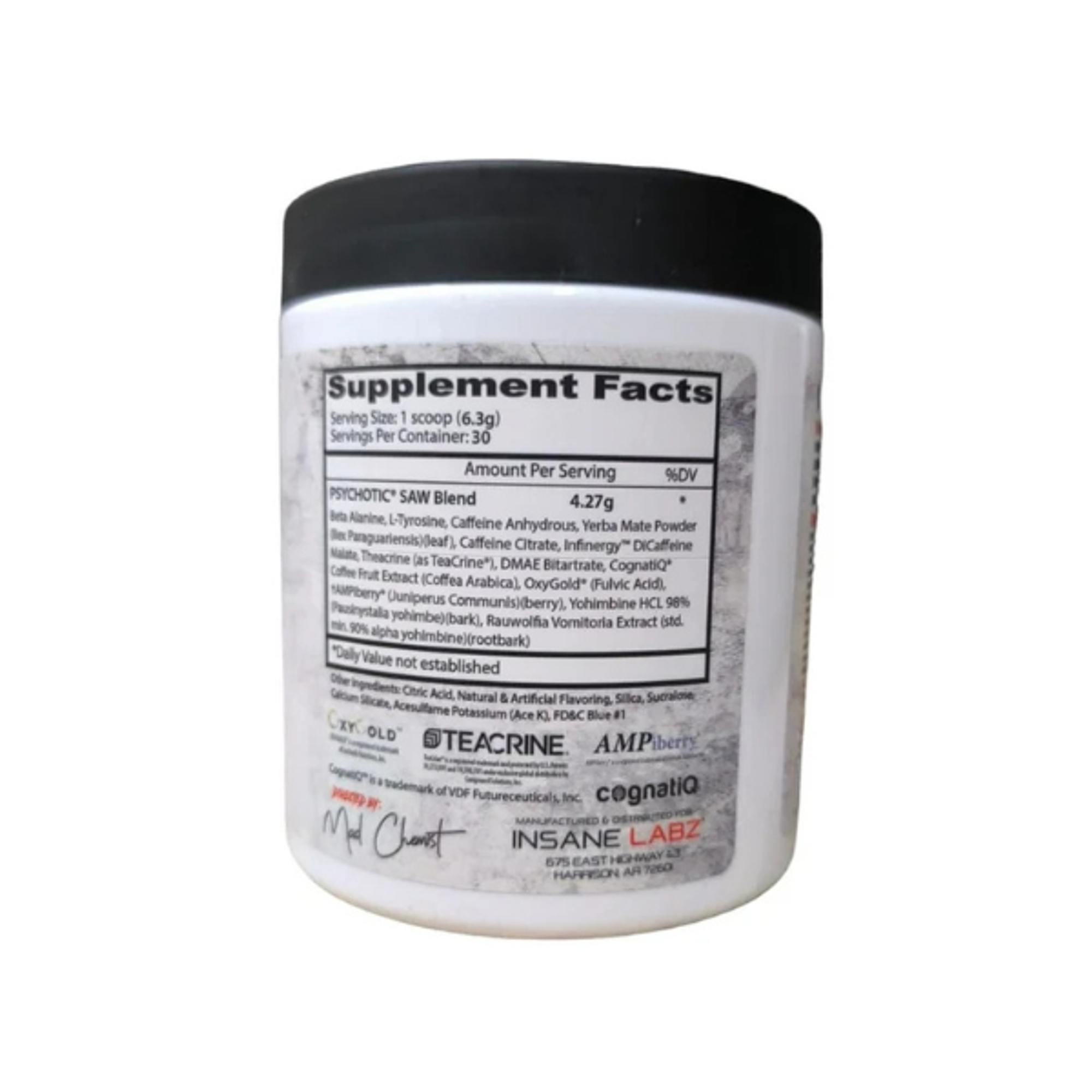 PSYCHOTIC BLANCO ( 30 serv ) x 188 g fco - FRUIT PUNCH 2