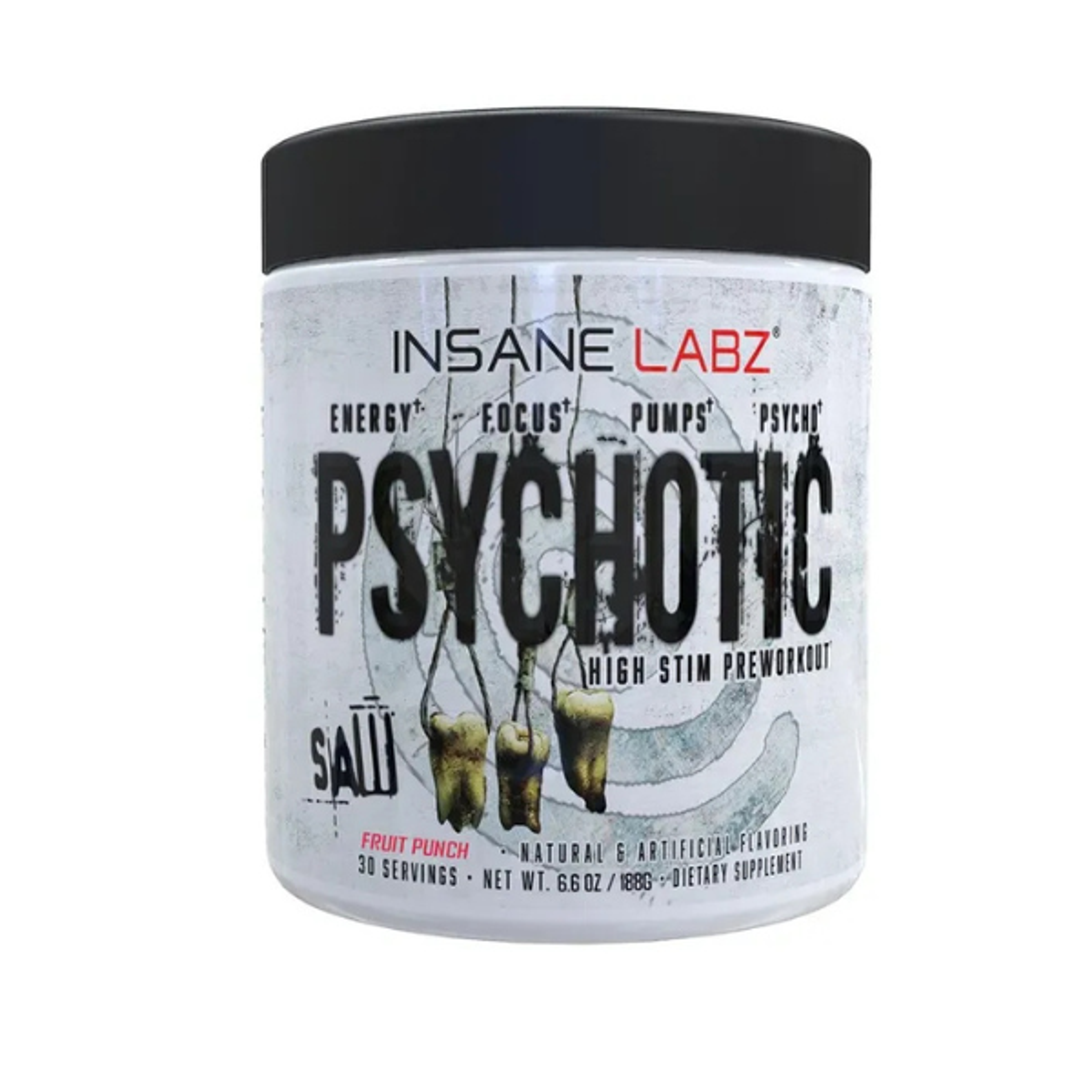 PSYCHOTIC BLANCO ( 30 serv ) x 188 g fco - FRUIT PUNCH 1