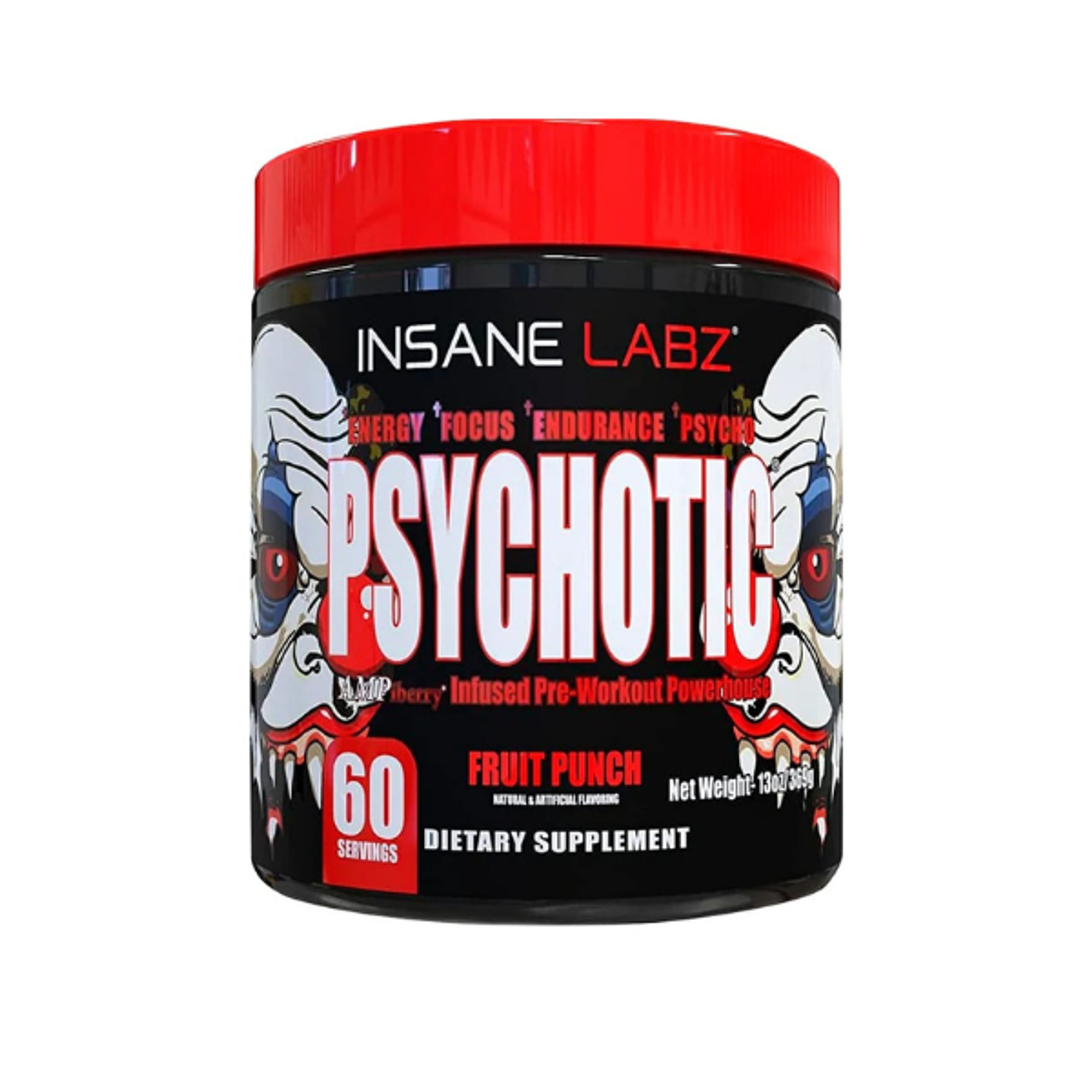 PSYCHOTIC ROJO ( 35 serv ) x 215 g fco - AMP IBERRY 1