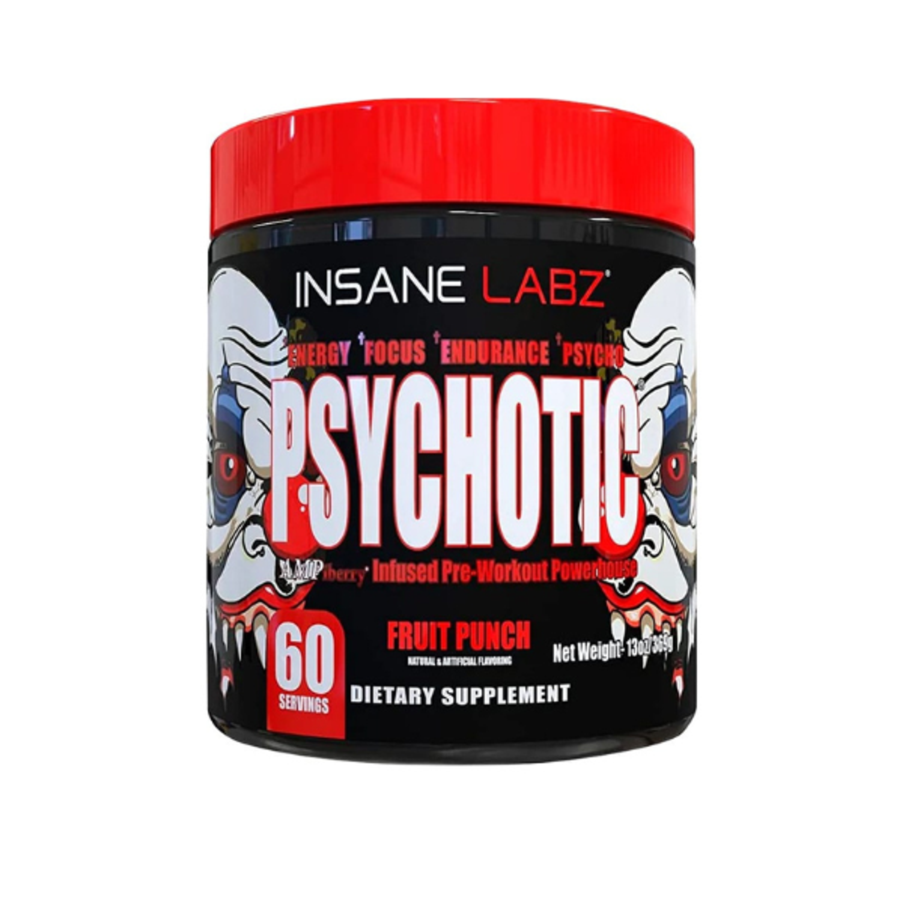 PSYCHOTIC ROJO ( 35 serv ) x 215 g fco - AMP IBERRY 1