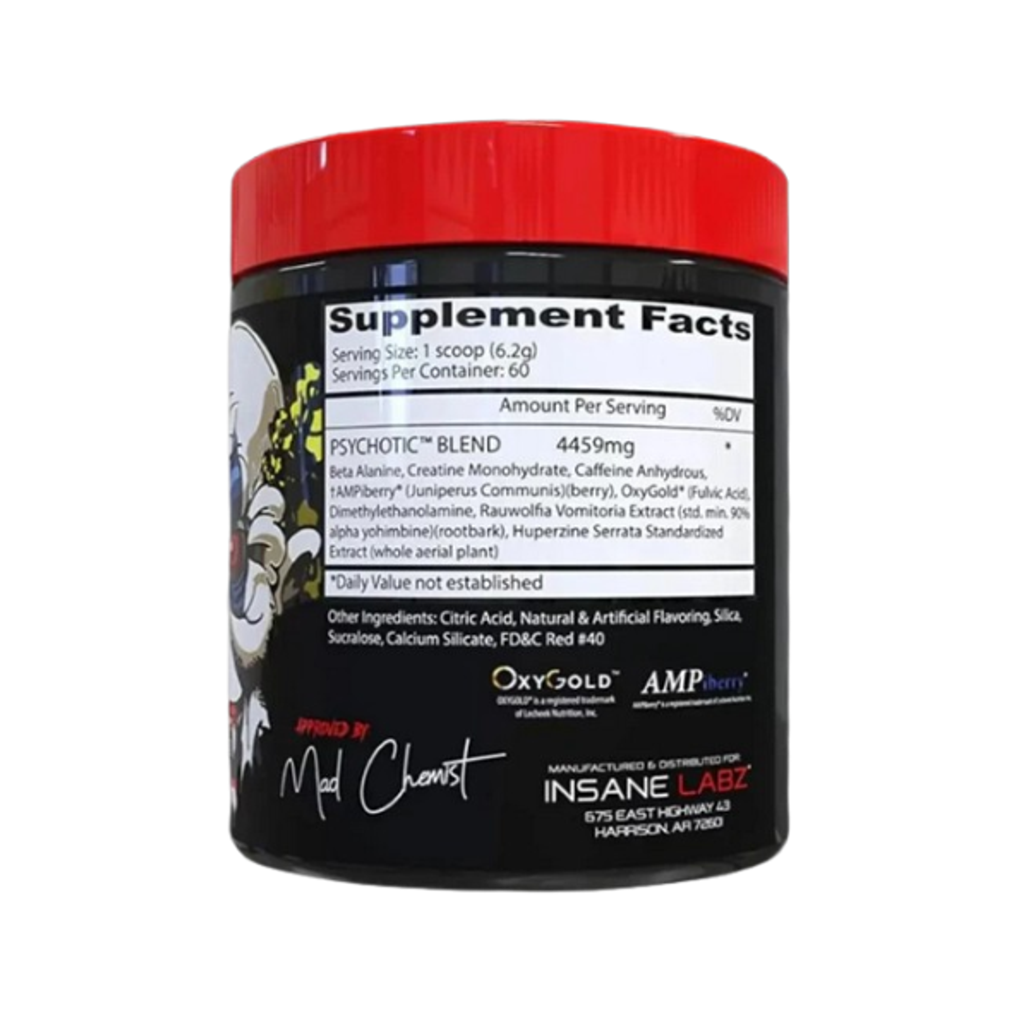 PSYCHOTIC ROJO ( 35 serv ) x 215 g fco - AMP IBERRY 2