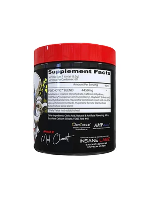 PSYCHOTIC ROJO ( 35 serv ) x 215 g fco - AMP IBERRY
