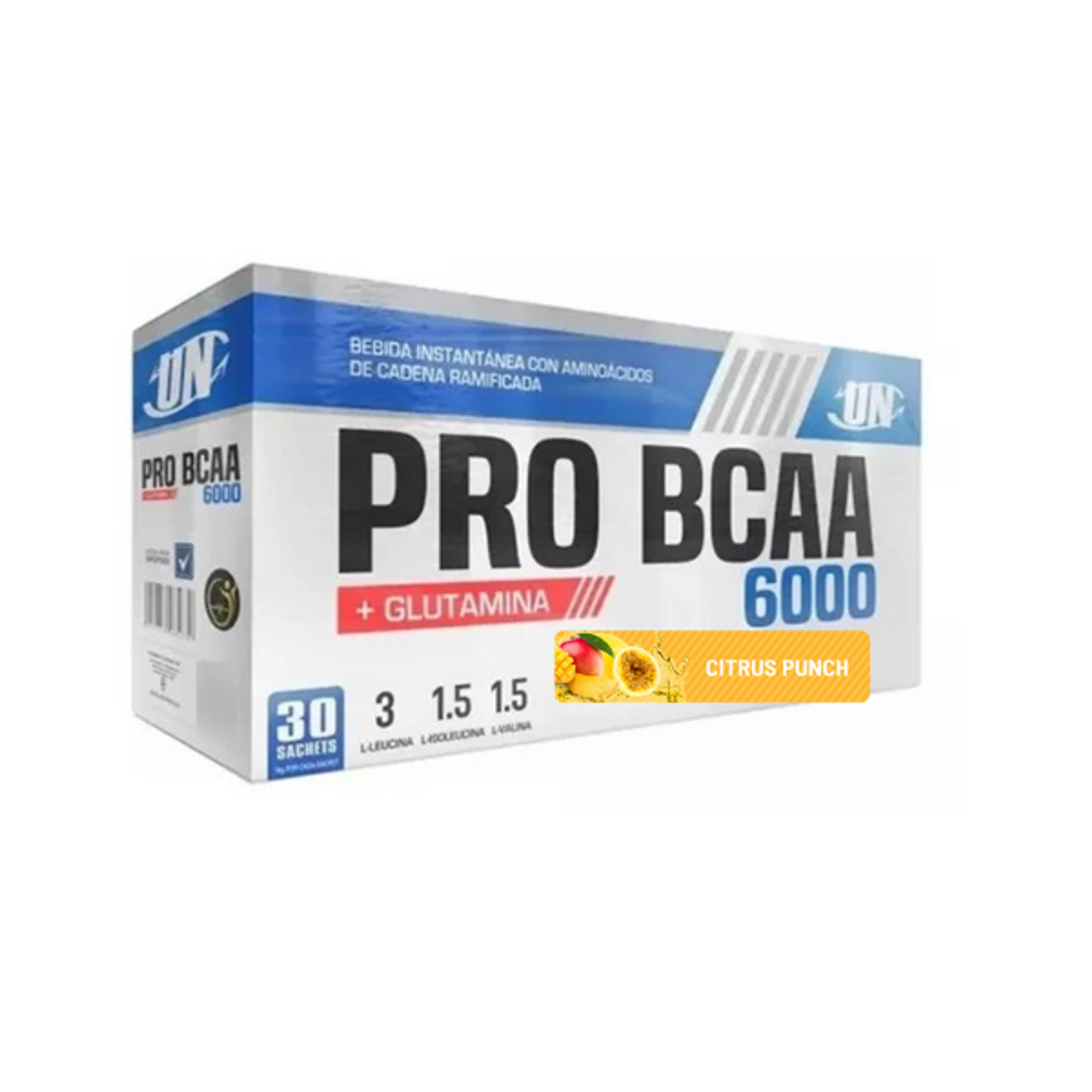 UN PRO BCAA x 500 g pote - NARANJA 2