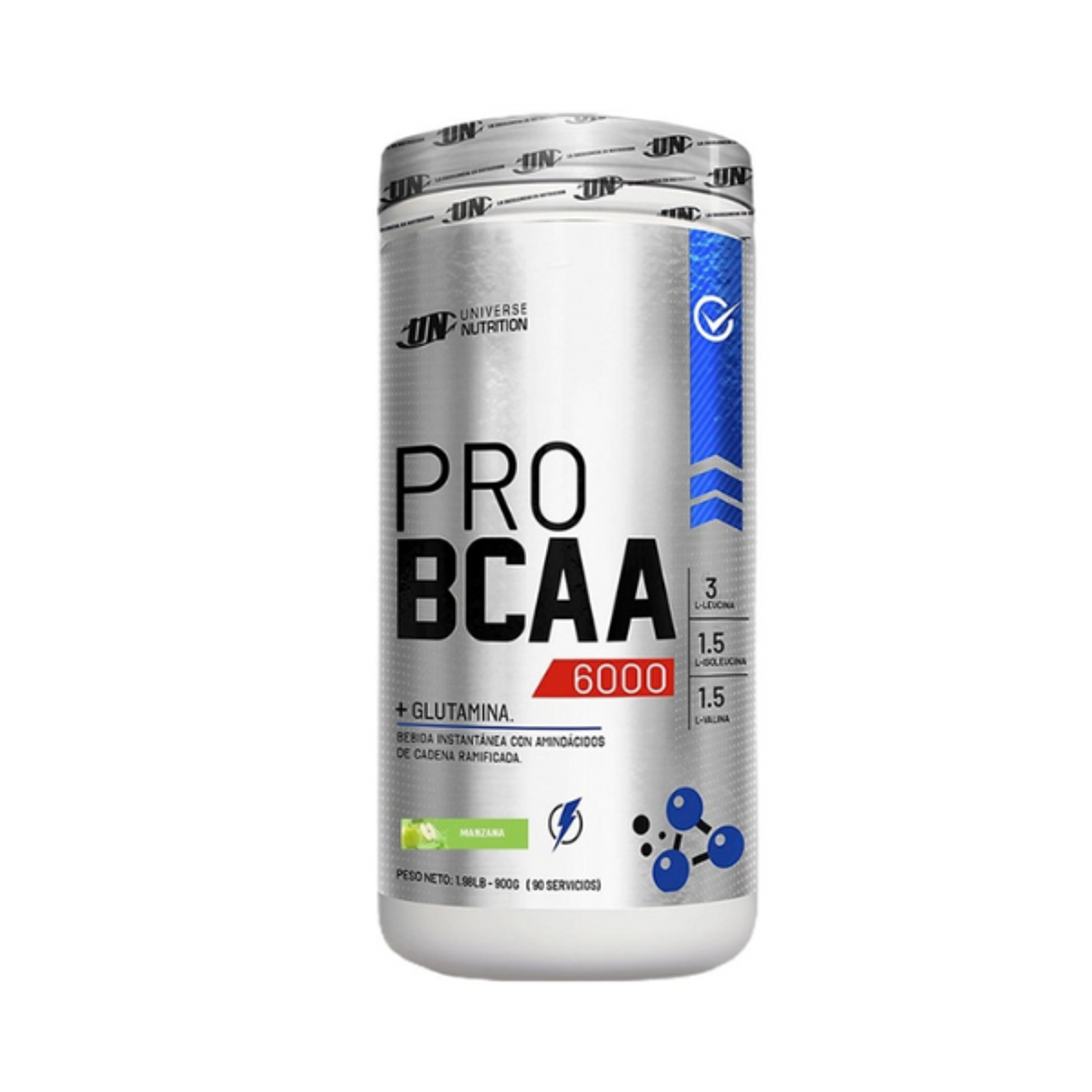 UN PRO BCAA x 500 g pote - NARANJA 7