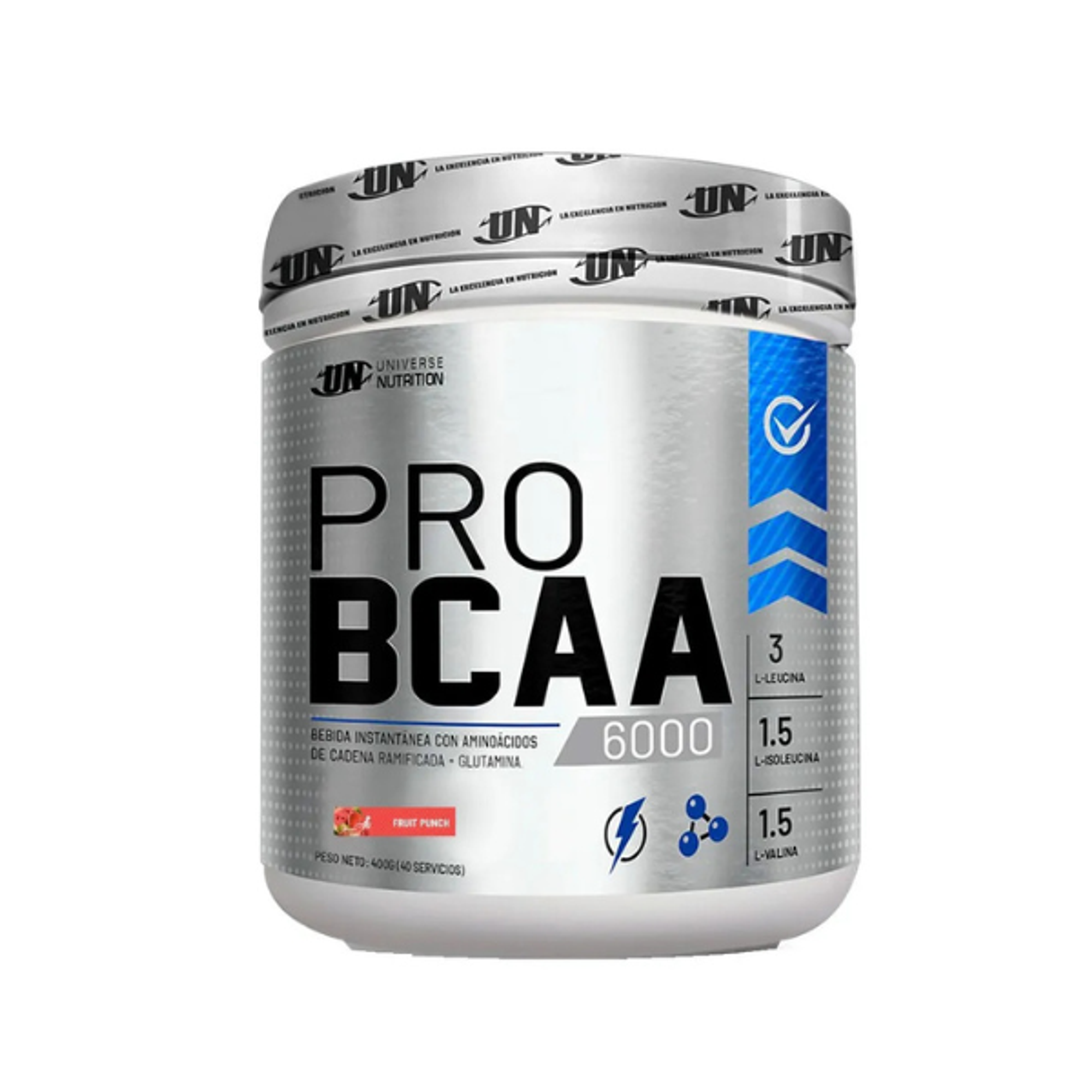 UN PRO BCAA x 500 g pote - NARANJA 9