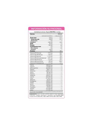  FEM PRO x 1100 g pote - VAINILLA