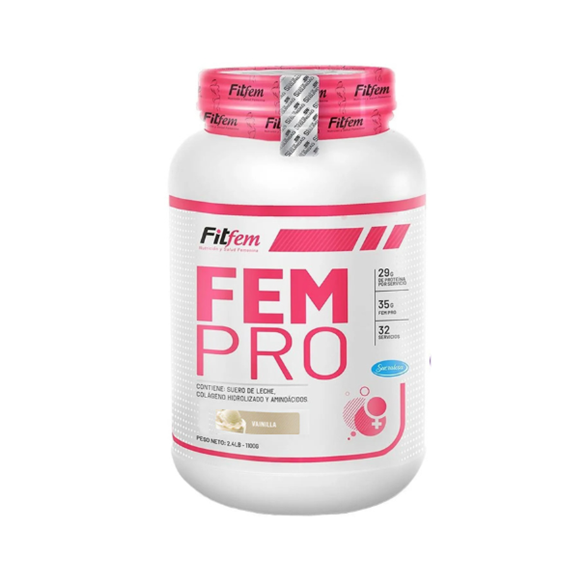  FEM PRO x 1100 g pote - VAINILLA 1