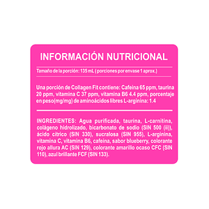 COLLAGEN FIT 135 ml - pack x 15 fcos. / Quemador