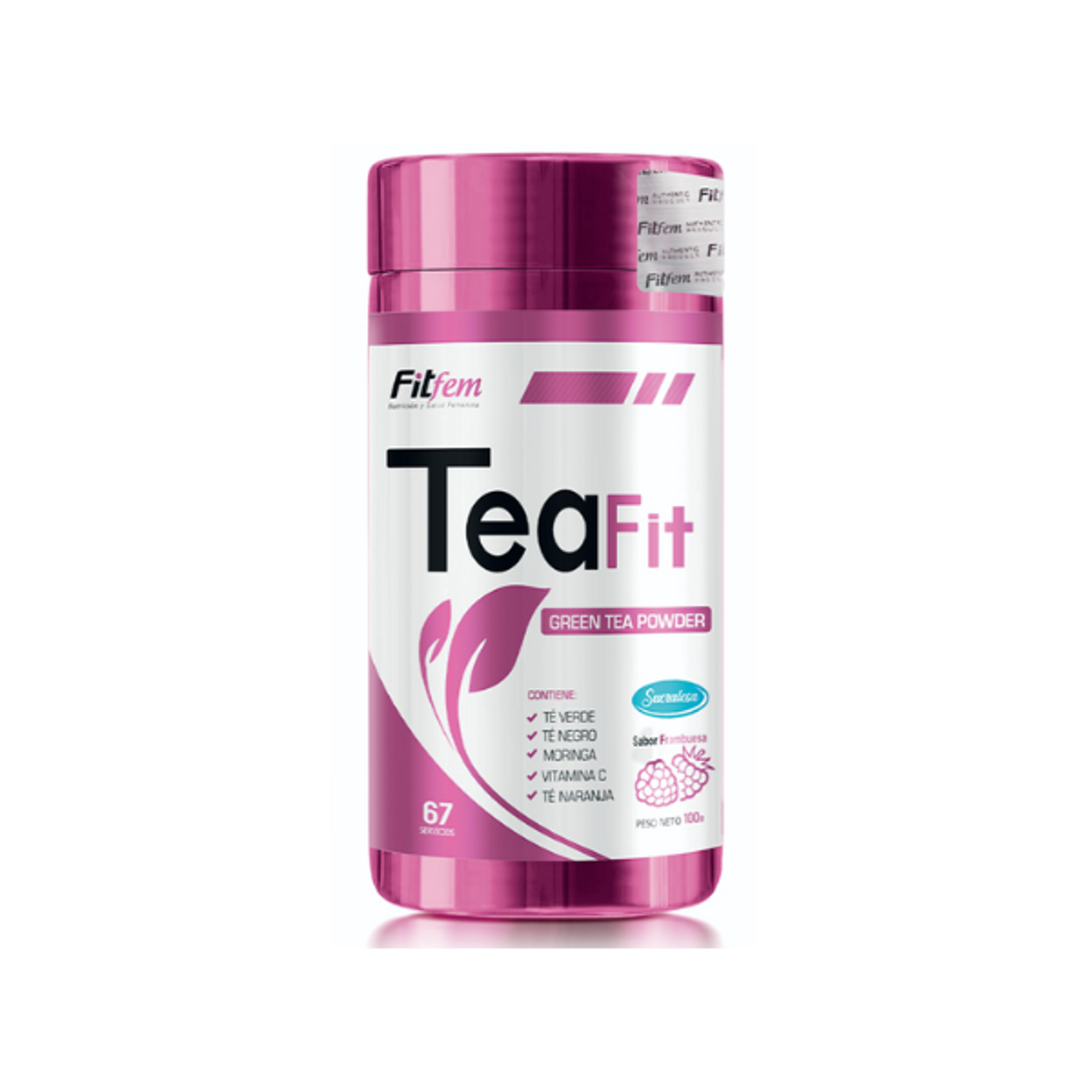 TEA FIT fco x 100 g - FRAMBUESA 1