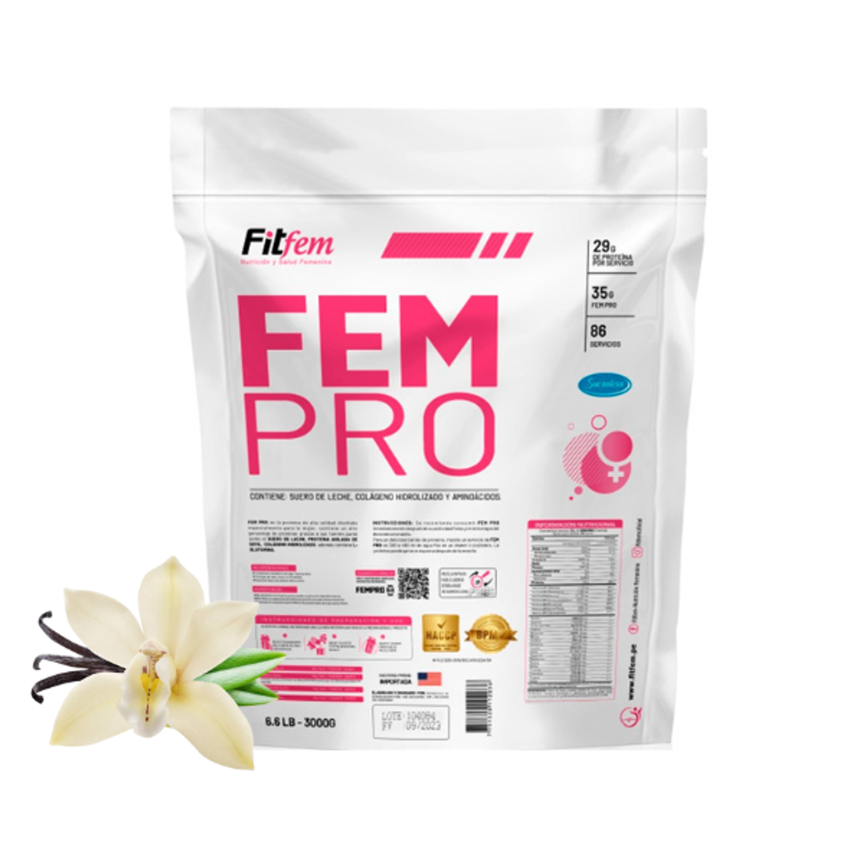 FEM PRO x 3 kg saco - VAINILLA 1