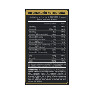 MULTI-PRO x 500 g - CITRUS PUNCH