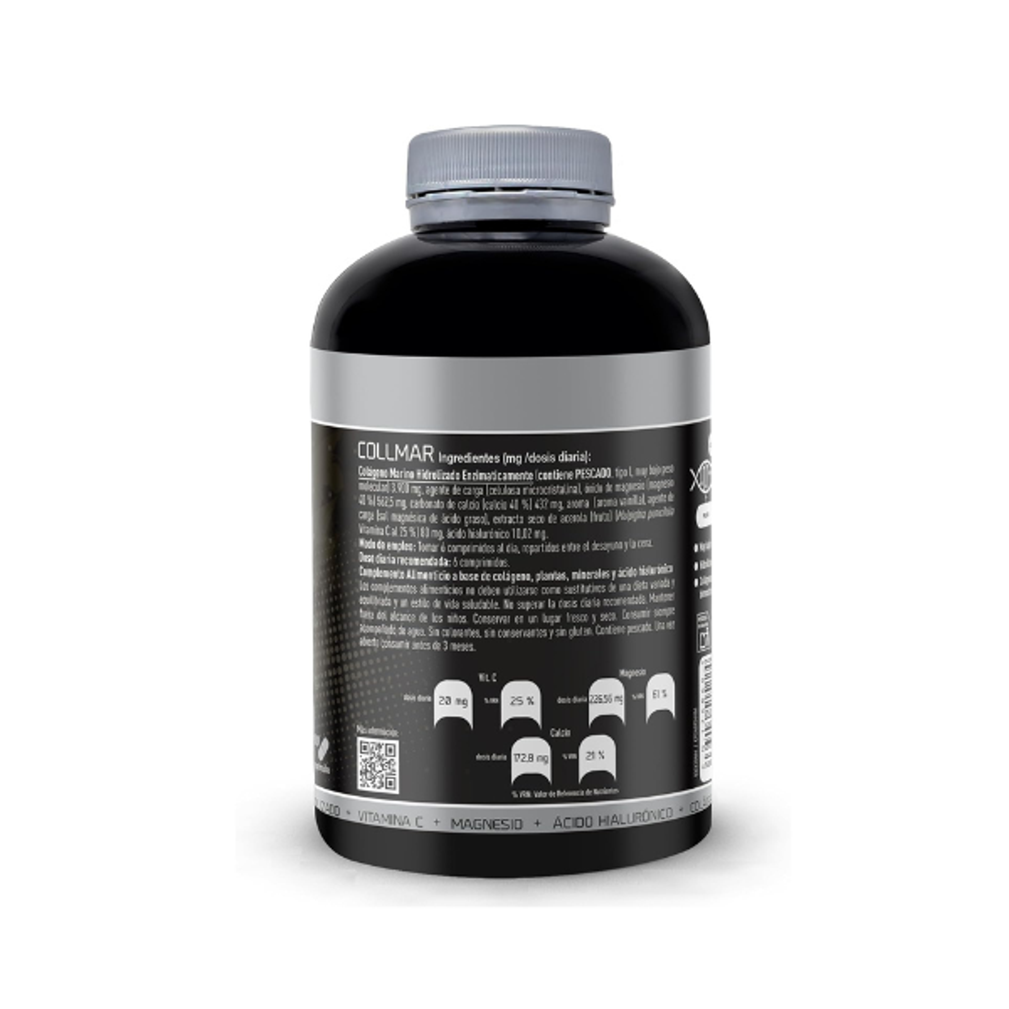 COLAGENO MARINO MAGNESIO HIDROLIZADO - fco 180 comp. VAINILLA 2