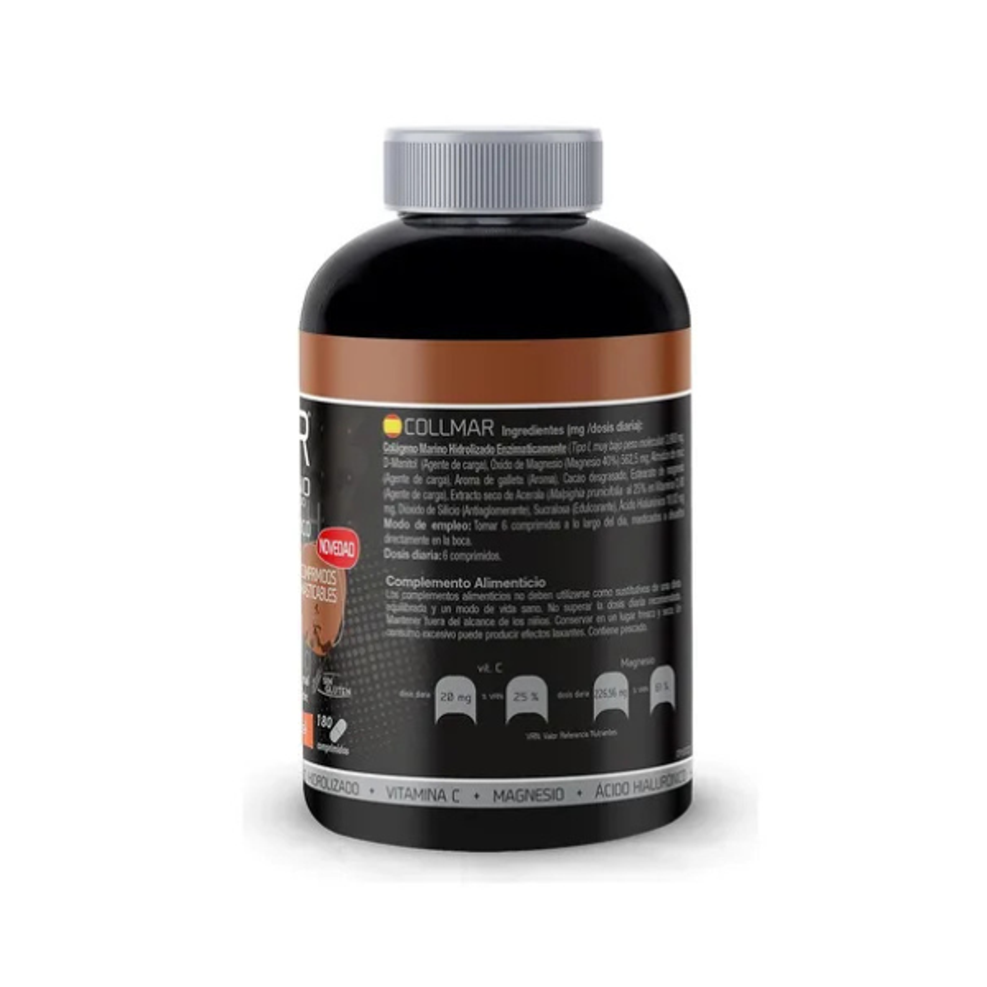 COLAGENO MARINO HIDROLIZADO MASTICABLE - fco 180 comp. CHOCO GALLETA 2