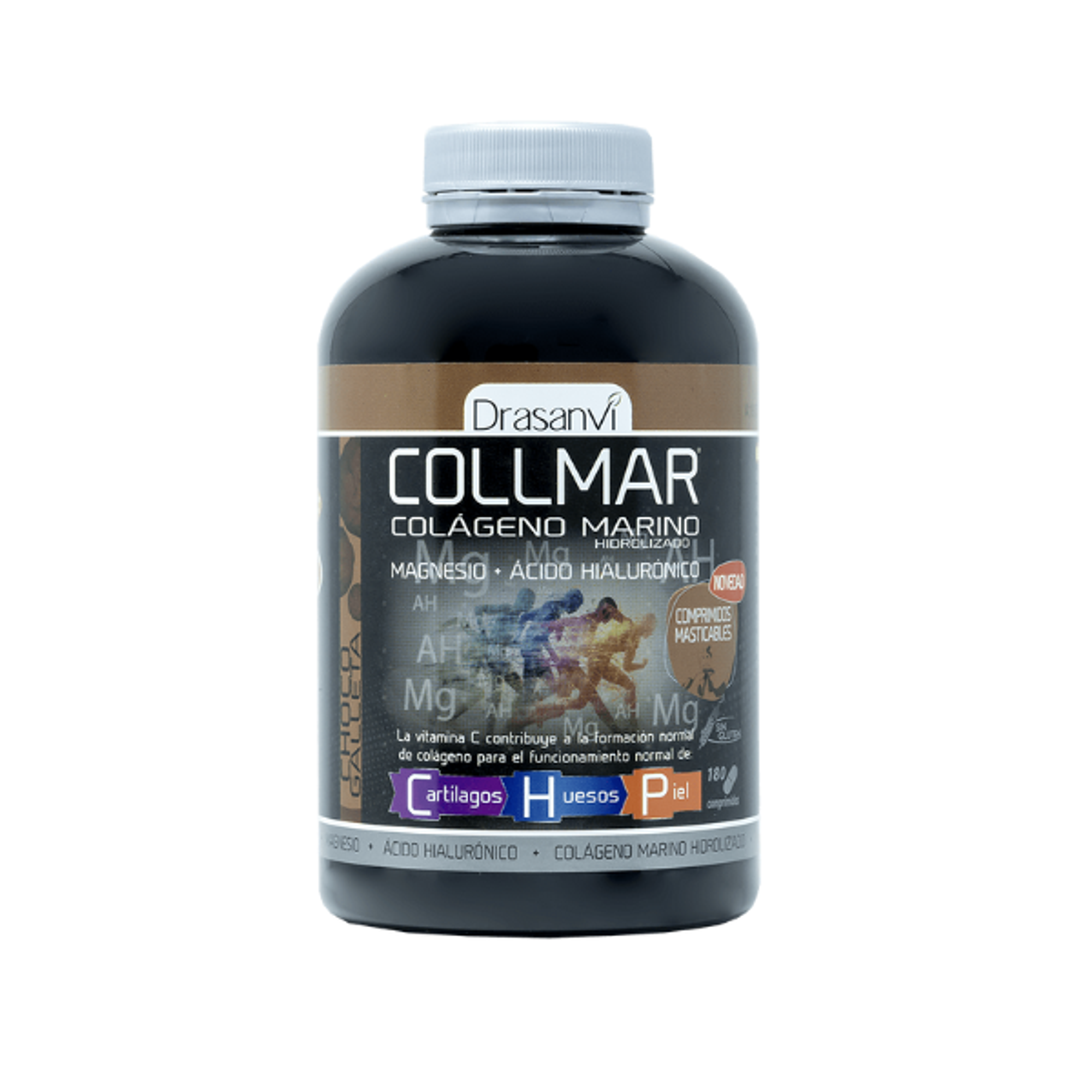 COLAGENO MARINO HIDROLIZADO MASTICABLE - fco 180 comp. CHOCO GALLETA 1