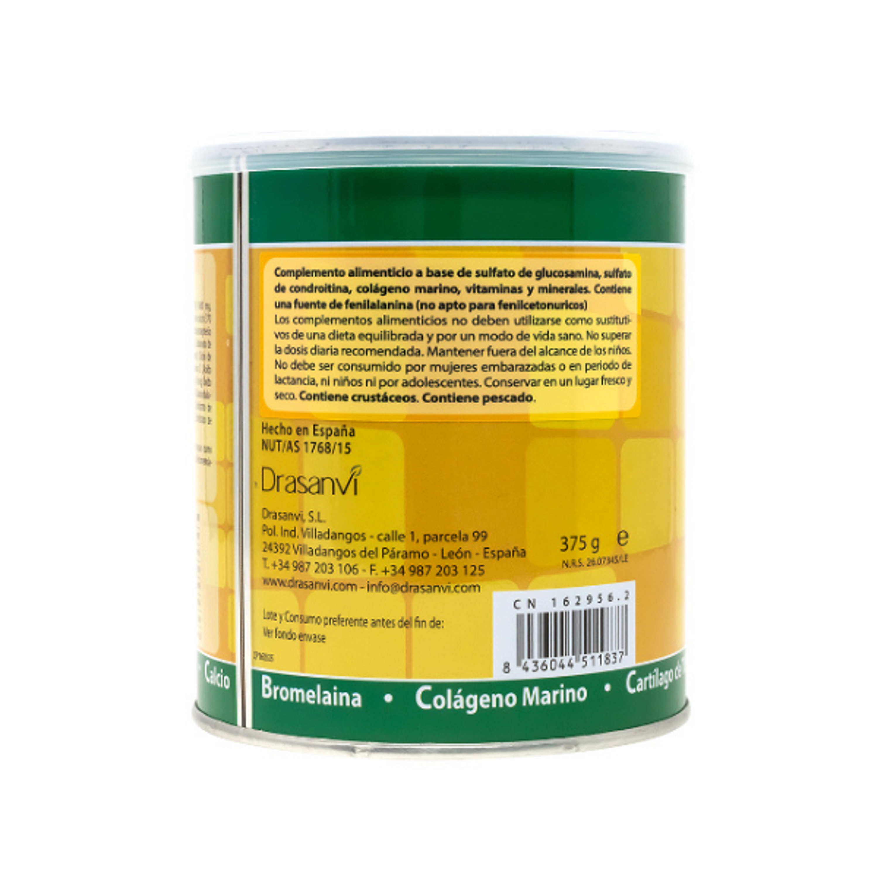 OSEOGEN CON CARTILAGO DE TIBURON - fco 375 g.  2