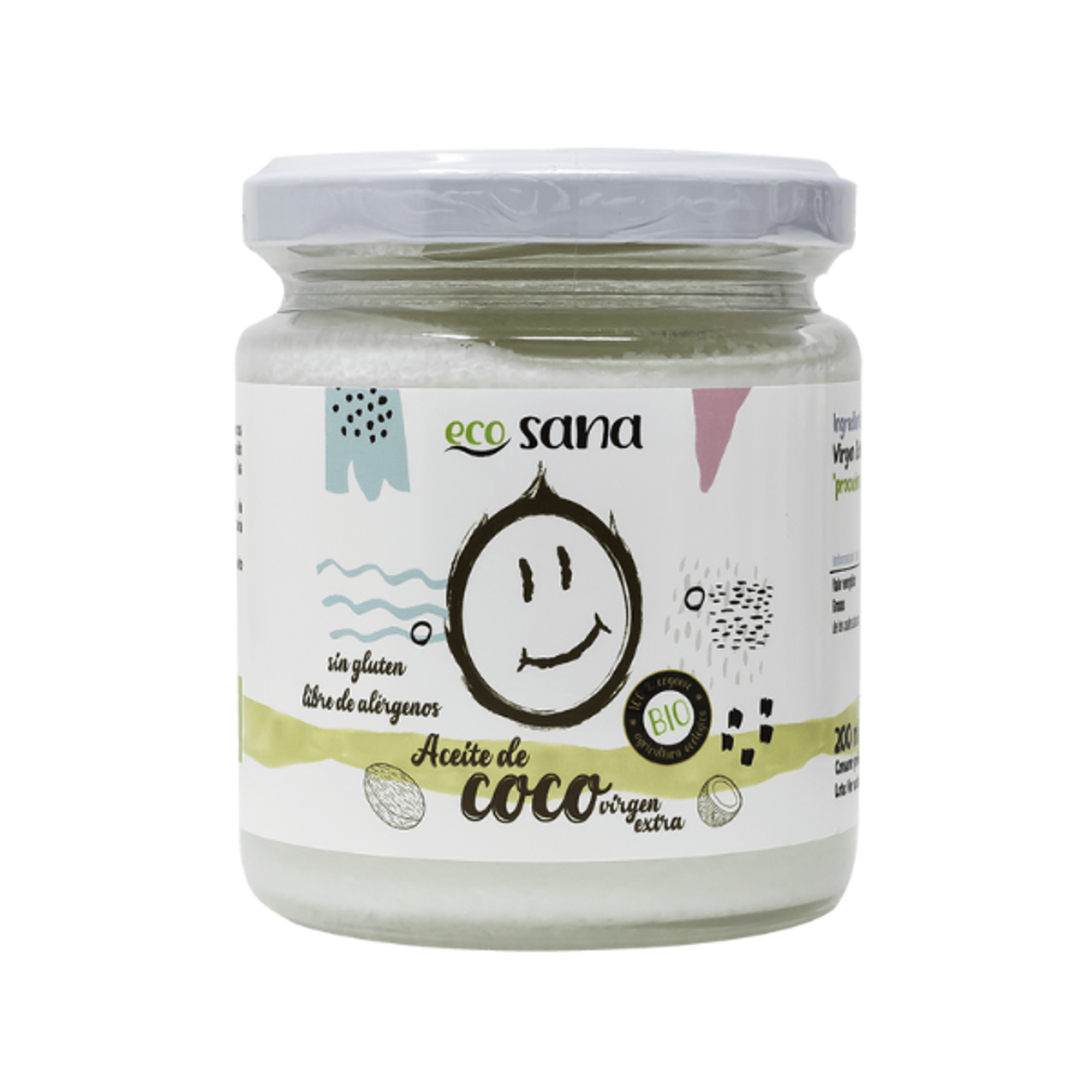 ACEITE DE COCO VIRGEN BIO - fco 200ml ECOSANA 1