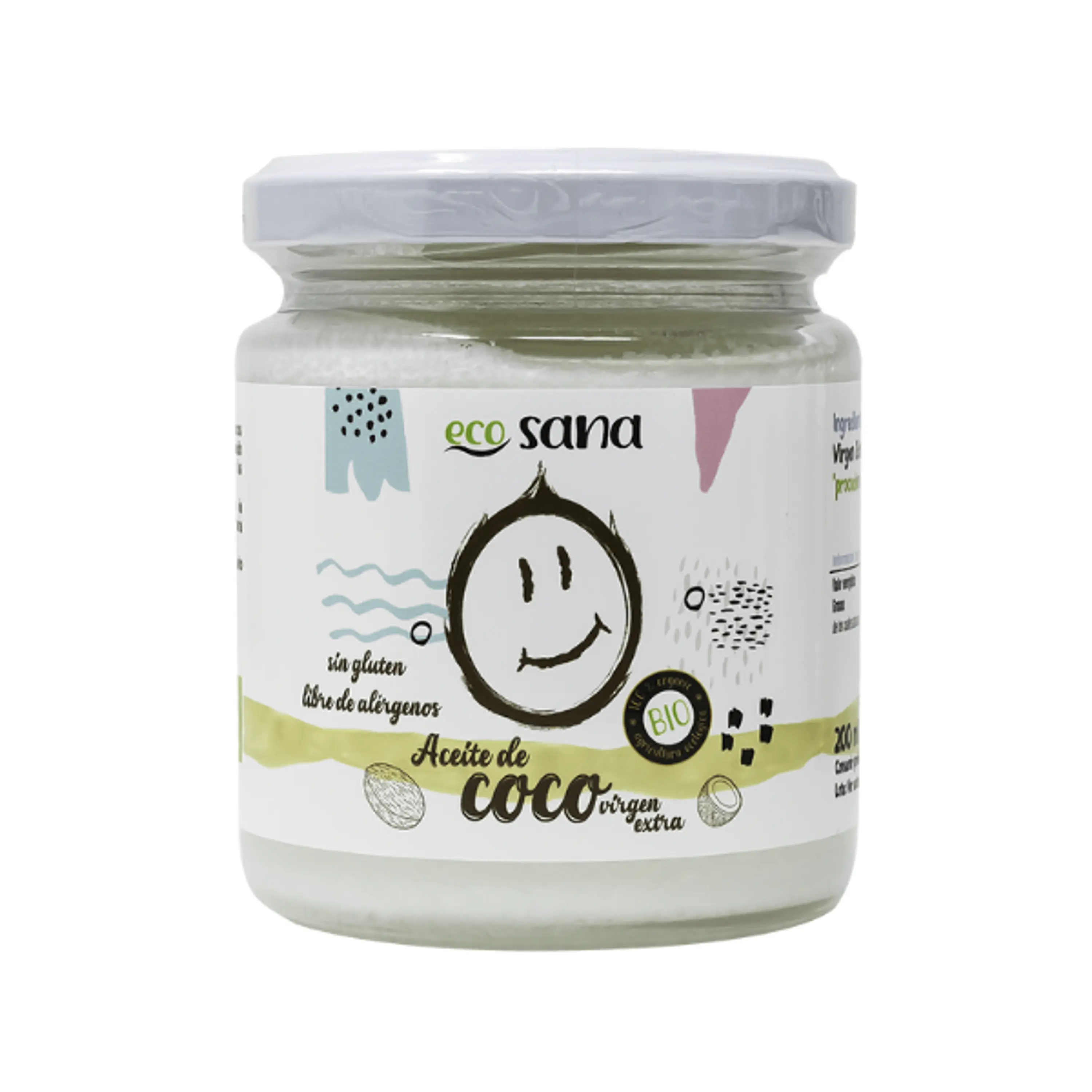 ACEITE DE COCO VIRGEN BIO - fco 200ml ECOSANA 1